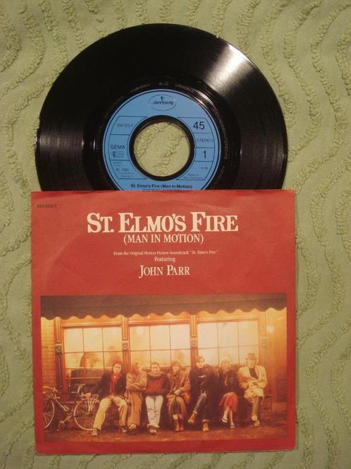 John Parr 7" Vinyl Single: ‘St. Elmo’s Fire (Man in motion)’, Cd's en Dvd's, Vinyl Singles, Single, Pop, 7 inch, Ophalen of Verzenden