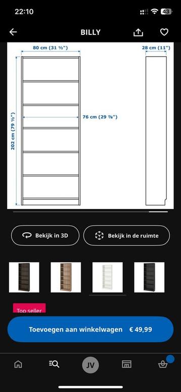 IKEA Billy boekenkast - praktisch en stijlvol! - afbeelding 5 IKEA Billy boekenkast - praktisch en stijlvol! - afbeelding 5