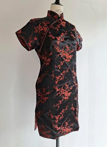 Shanghai jurk cheongsam chinese mao sluiting tshirt kol Lrge