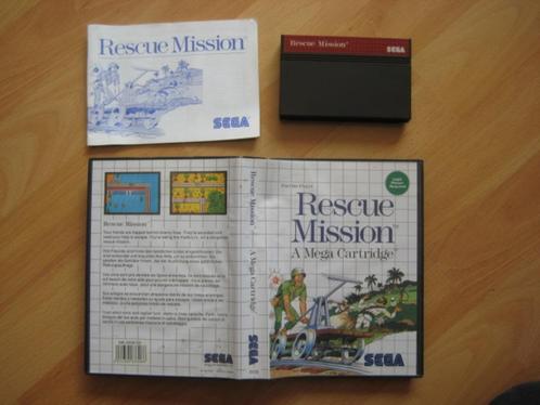 Rescue Mission Sega Mastersystem Master System, Spelcomputers en Games, Games | Sega, Master System, Avontuur en Actie, Ophalen of Verzenden