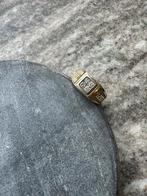 14k gouden Versace ring met zirkonia