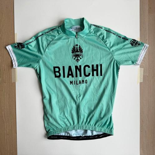 Bianchi Jersey / wielershirt / maat L, Fietsen en Brommers, Fietsaccessoires | Fietskleding, Gebruikt, Heren, Bovenkleding, L