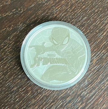 1 oz zilver - 2017 Spider man Marvel - Perth - .999
