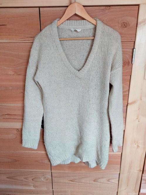 American Vintage basic knitwear sweater dress alpaca wol, Kleding | Dames, Truien en Vesten, Gedragen, Maat 38/40 (M), Beige, Ophalen of Verzenden