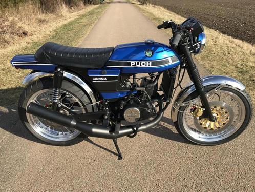 Puch Monza N50 kort buddyzadel, Fietsen en Brommers, Brommeronderdelen | Puch, Gebruikt, Zadel, Ophalen