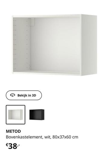 Metod Keukenkast Ikea B80 H60 D37 - afbeelding 3 Metod Keukenkast Ikea B80 H60 D37 - afbeelding 3
