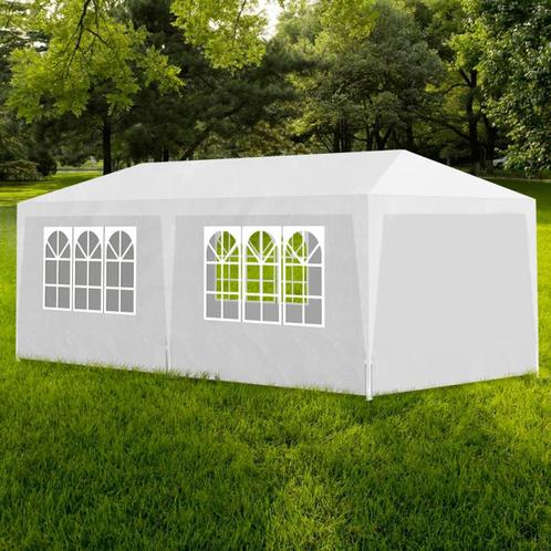 Partytent 3x6 m wit gratis bezorgd, Tuin en Terras, Partytenten, Nieuw, Partytent, 2 meter of meer, 5 tot 8 meter, Minder dan 4 meter