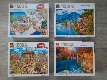Legpuzzels diverse merken en afbeeldingen 1000/950/500