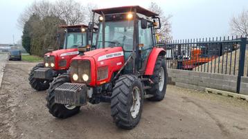 2 x Massey Ferguson 5455 4x4 Luchtreminstallatie 