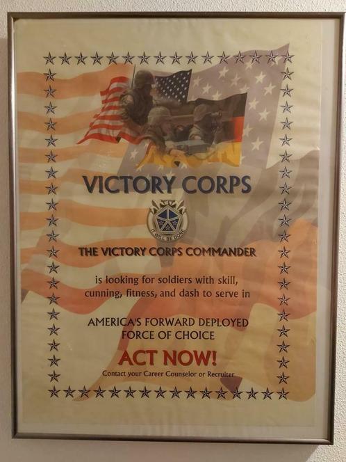 USA Victory Corps, Verzamelen, Militaria | Algemeen, Landmacht, Foto of Poster, Amerika, Verzenden