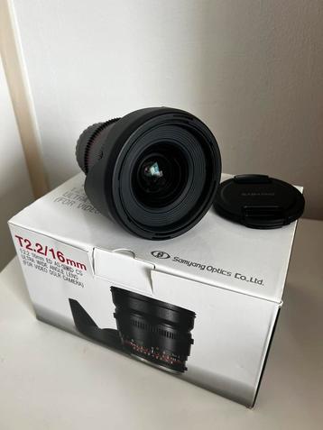 Samyang T2.2 16mm ED AS UMC CS Lens