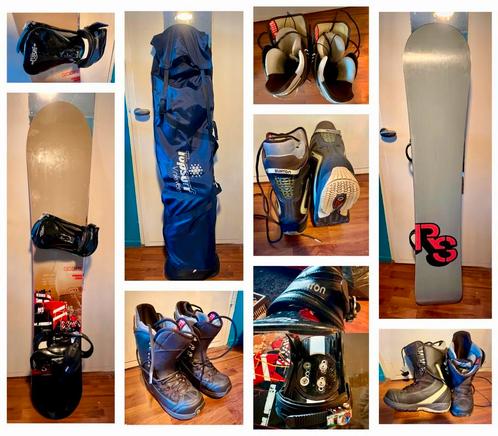 Rossignol snowboard 158 cm met Burton bindingen en softboots, Sport en Fitness, Snowboarden, Bindingen, Ophalen of Verzenden