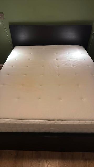 Ikea Malm bed 160x200 + Hokåsen matras - afbeelding 7 Ikea Malm bed 160x200 + Hokåsen matras - afbeelding 7