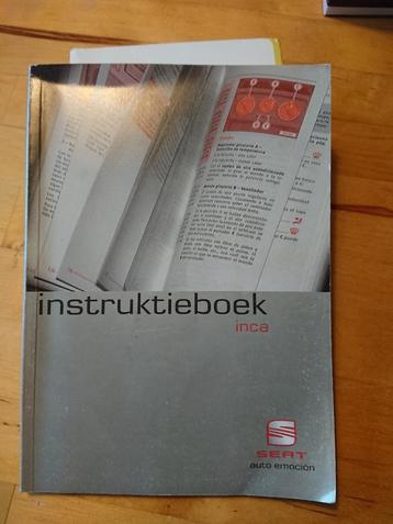 gebruikershandleiding / instructieboek Seat Inca (NL)
