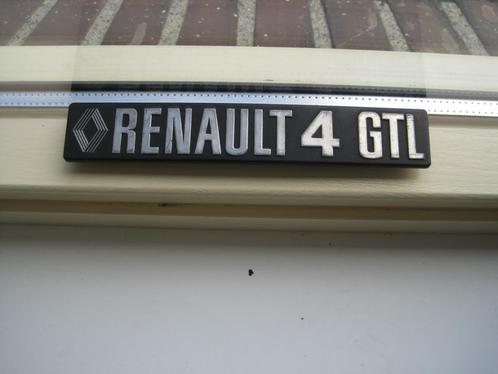 Typeplaatje voor R4 Renault 4 GTL, Auto diversen, Auto-accessoires, Gebruikt, Ophalen of Verzenden