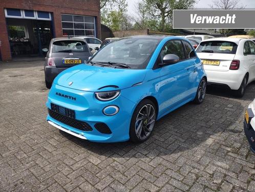 Fiat 500 E-Abarth-Scorpionissima-155PK- Onderweg, Auto's, Fiat, Bedrijf, Elektrisch, Hatchback, Automaat, Blauw, Nieuw, Huisgarantie