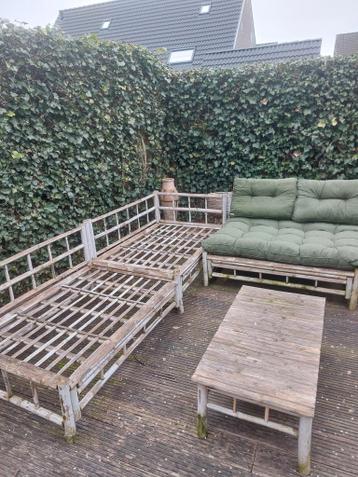Bamboe loungeset gratis af te halen