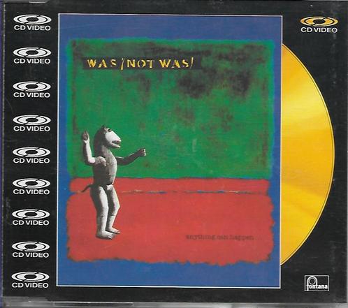 Was not Was : " anything can happen " CD video - 1988, Cd's en Dvd's, Cd Singles, Zo goed als nieuw, Pop, 1 single, Maxi-single