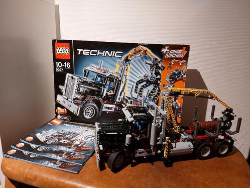 LEGO Technic Boomstammentransport - 9397 (incl. doos), Kinderen en Baby's, Speelgoed | Duplo en Lego, Zo goed als nieuw, Ophalen of Verzenden