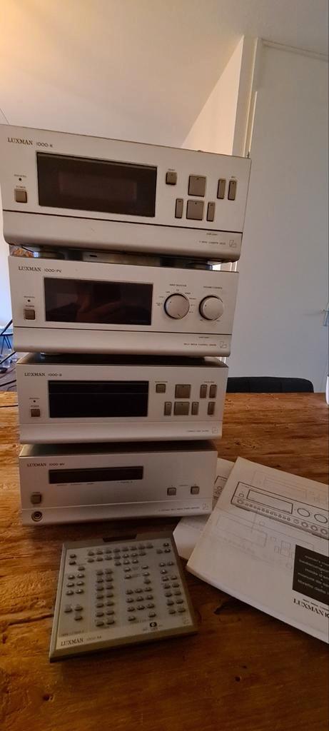 Luxman HiFi-set 1000 serie, Audio, Tv en Foto, Stereo-sets, Gebruikt, Cassettedeck, Cd-speler, Tuner of Radio, Overige merken