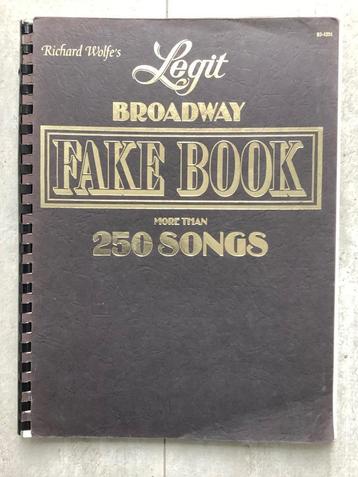 Broadway Fake Book - Richard Wolfe