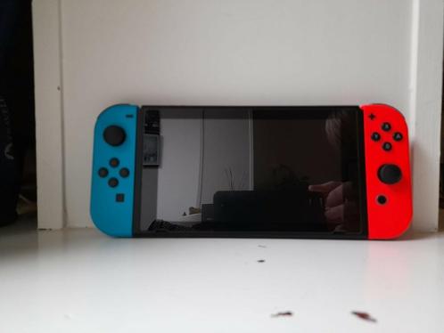 Nintendo Switch SET met garantie, Spelcomputers en Games, Spelcomputers | Nintendo Switch, Zo goed als nieuw, Switch Original