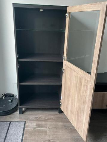 Tv meubel met vitrinekast Ikea Besta - afbeelding 6 Tv meubel met vitrinekast Ikea Besta - afbeelding 6