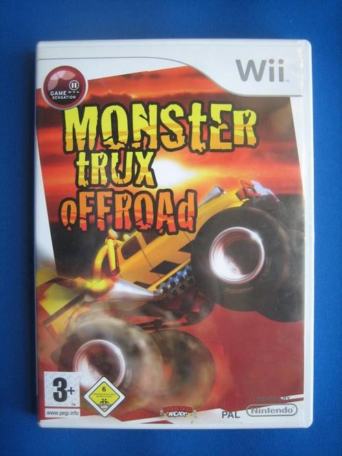 Monster Trux offRoad, Spelcomputers en Games, Games | Nintendo Wii, Gebruikt, 1 speler, Vanaf 3 jaar, Ophalen of Verzenden