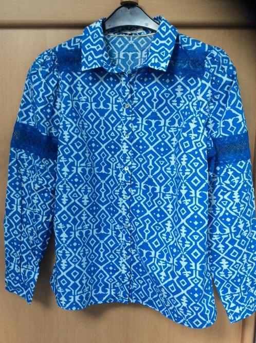 Nukus blouse maat S, Kleding | Dames, Blouses en Tunieken, Zo goed als nieuw, Maat 36 (S), Blauw, Ophalen of Verzenden