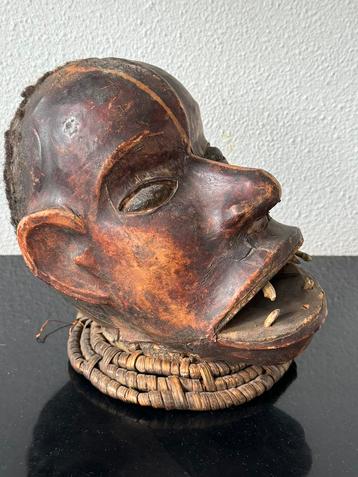 Afrikaans Ekoi hoofd Afrika tribal art rariteit no schedel 