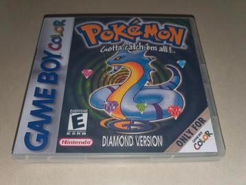 Pokemon Diamond Version Game Boy Color GBC Game Case