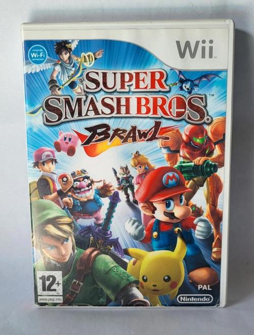 Super Smash Bros. Brawl - Nintendo Wii, Spelcomputers en Games, Games | Nintendo Wii, Gebruikt, Vechten, 3 spelers of meer, Vanaf 12 jaar