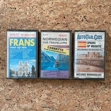 Taalcursussen op cassette! Spaans, Noors en Frans