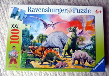 Dinosaurussen 100 stukjes, Ravensburger XXL - compleet