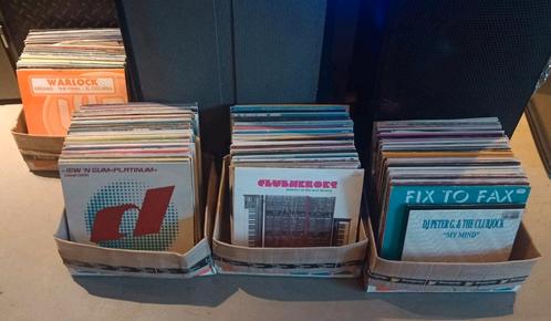 Partij van 300 platen vinyl. DJ beats, dance, club, house, Cd's en Dvd's, Vinyl | Dance en House, Gebruikt, Ophalen