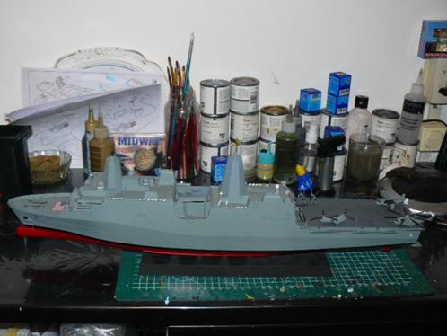 1/350 Amphibious Transport Dock USS New York (LPD-21), Hobby en Vrije tijd, Modelbouw | Boten en Schepen, Gebruikt, 1:200 of kleiner