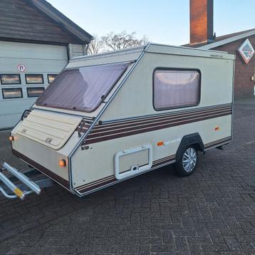 Kip Kampact 300, Voortent+Luifel, Retro, Max 650kg!!