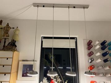 Te Koop: Zilverkleurige plafond hanglamp