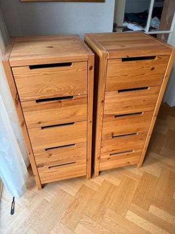 Ikea Tovik Houten ladekasten 4 kasten - afbeelding 4 Ikea Tovik Houten ladekasten 4 kasten - afbeelding 4