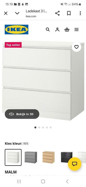 Ikea Malm Ladekast - afbeelding 1 Ikea Malm Ladekast - afbeelding 1
