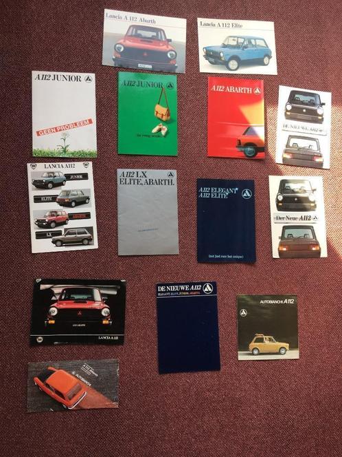 Autobianchi/Lancia A112 folders, Boeken, Auto's | Folders en Tijdschriften, Gelezen, Overige merken, Ophalen of Verzenden