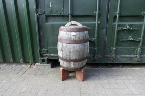 Kleine houten regenton 64 liter, veel uitvoeringen, KIJK NU!, Tuin en Terras, Regentonnen, Nieuw, Hout, Minder dan 75 liter, Met kraantje