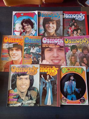 10 tijdschriften over the Osmonds jaren 70 Donny Osmond