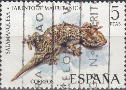 Spanje-SP1.9- 1974 - Reptielen - Muur Gekko, Postzegels en Munten, Postzegels | Europa | Spanje, Gestempeld, Verzenden