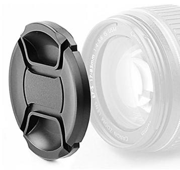 Lenscap pinch 52 58 62 67 72 77 mm lensdop lens cap dop