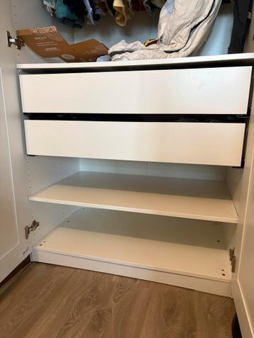 IKEA PAX kledingkast 100x58x201 – wit – 1 jaar oud - afbeelding 2 IKEA PAX kledingkast 100x58x201 – wit – 1 jaar oud - afbeelding 2
