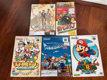 Japanse Nintendo 64 games o.a Pokémon snap, Mario 64 