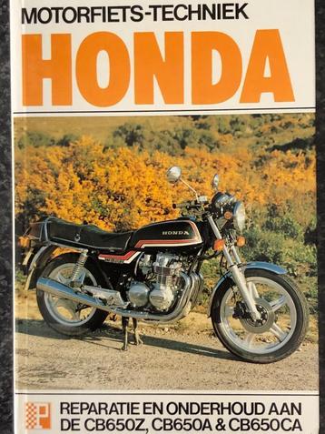 Honda CB650 1978-1980 werkplaatshandboek manual *NIEUW & NL*