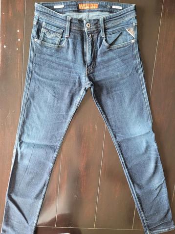 ZGAN REPLAY JOE SLIM SKINNY STRETCH TAPERED JEANS SIZE 31/32