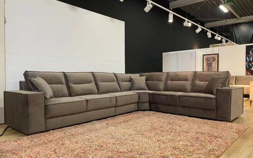 Nieuwe Hoekbank/Bankstel modern in de kleur bruin, Huis en Inrichting, Banken | Sofa's en Chaises Longues, Nieuw, Vierpersoons of meer